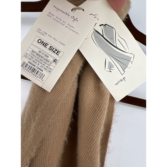 a new day Tan Scarf NEW - Picture 2 of 3